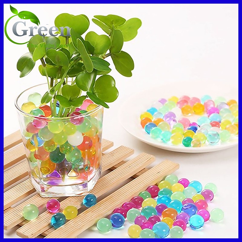 Gói Khoảng 1000 Viên Hạt Tinh Thể (Hạt Nở) Trồng Cây, Trang Trí Lọ Hoa
