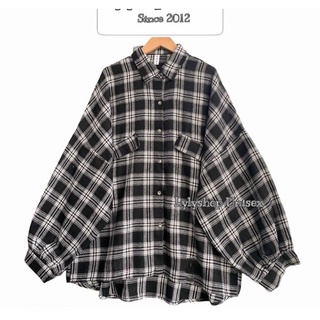 Áo somi unisex nam nữ kẻ caro
