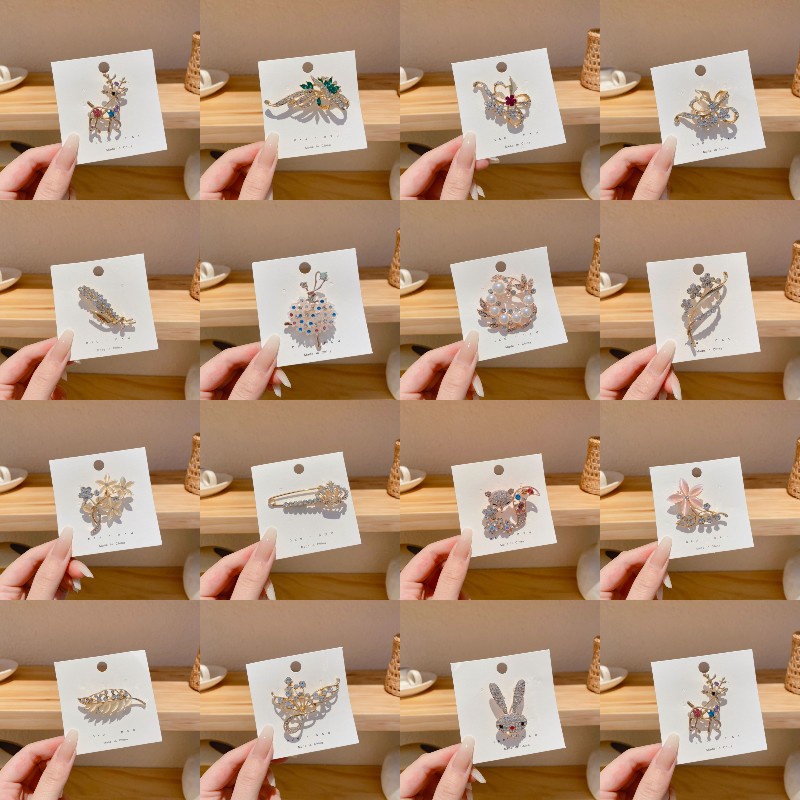 (MớI) Ghim GàI ÁO HìNh Hoa HồI GiáO BằNg HợP Kim