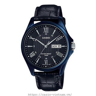 Đồng Hồ Nam Casio Dây Da MTP1384BUL1AVDF Chính Hãng