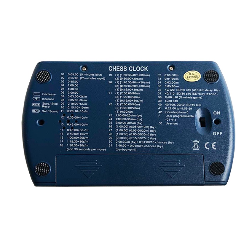 Đồng hồ thi đấu cờ PS-1688  màu Xanh đen