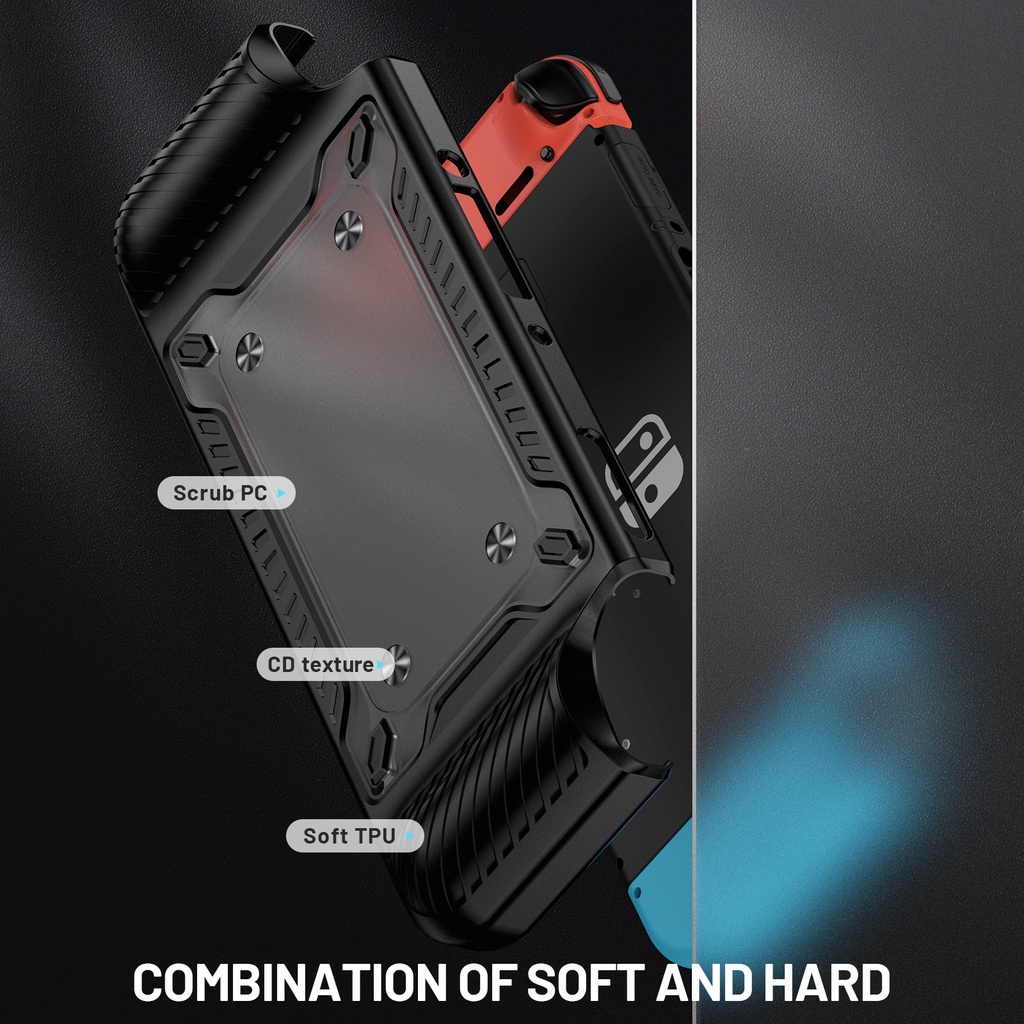 Ốp Bảo Vệ TPU + PC chống sốc Cho Nintendo Switch Oled