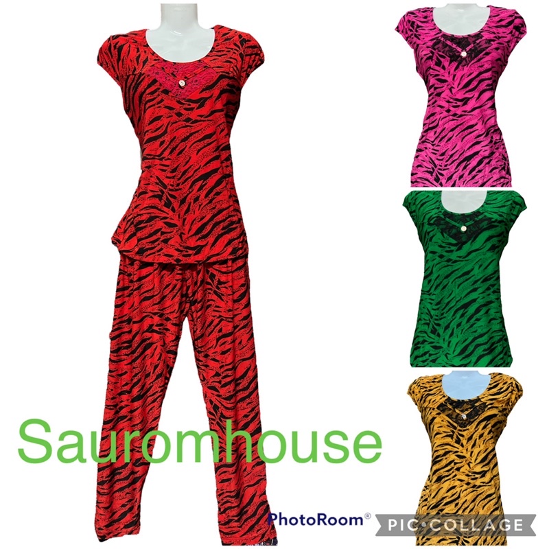 [40-75kg] Đồ bộ trung niên vải thun lạnh quần dài - nhiều mẫu