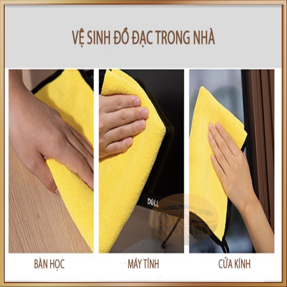 KHĂN LAU Ô TÔ, NỘI THẤT NHÀ CỬA 2 MẶT MỀM MẠI, ĐA NĂNG - CÔNG NGHỆ ƯU VIỆT ĐÁNH BAY MỌI VẾT BẨN