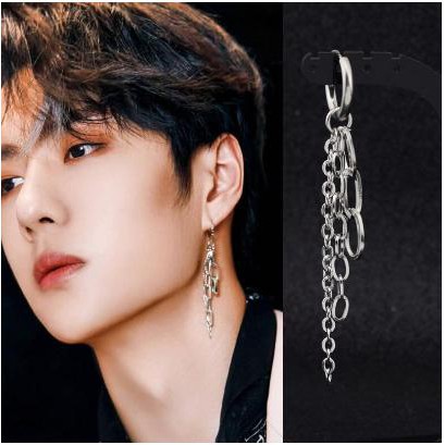 Thời Trang Kpop Hàn Quốc Nổi Tiếng Phổ Biến Dây Chuyền Đính Bông Tai