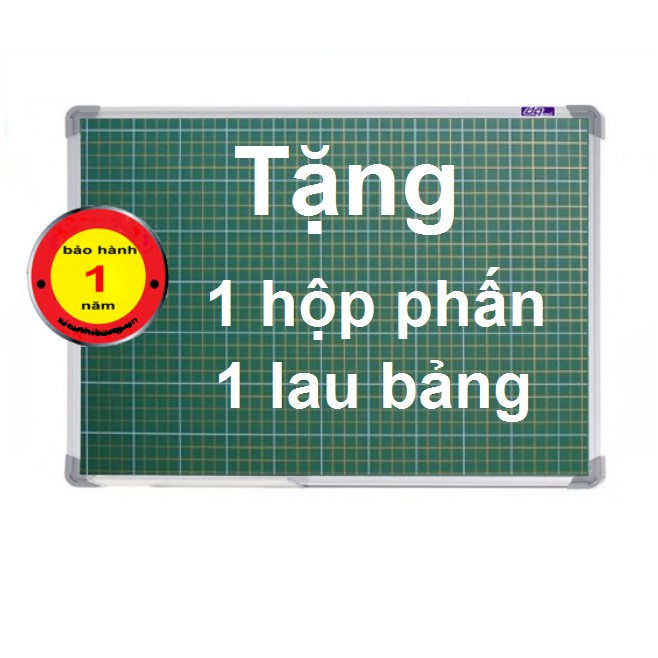 BẢNG TỪ XANH KẺ Ô LY TIỂU HỌC ĐONGBU HÀN QUỐC TẶNG KÈM PHẤN + LAU BẢNG