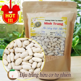ĐẬU TRẮNG HỮU CƠ TỰ NHIÊN 500GR canh tác theo mùa vụ, không chất bảo quản, về nhà mình shop