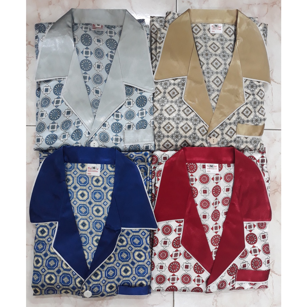 (Ảnh thật)Pijama phi bóng có Bigsize(85kg)