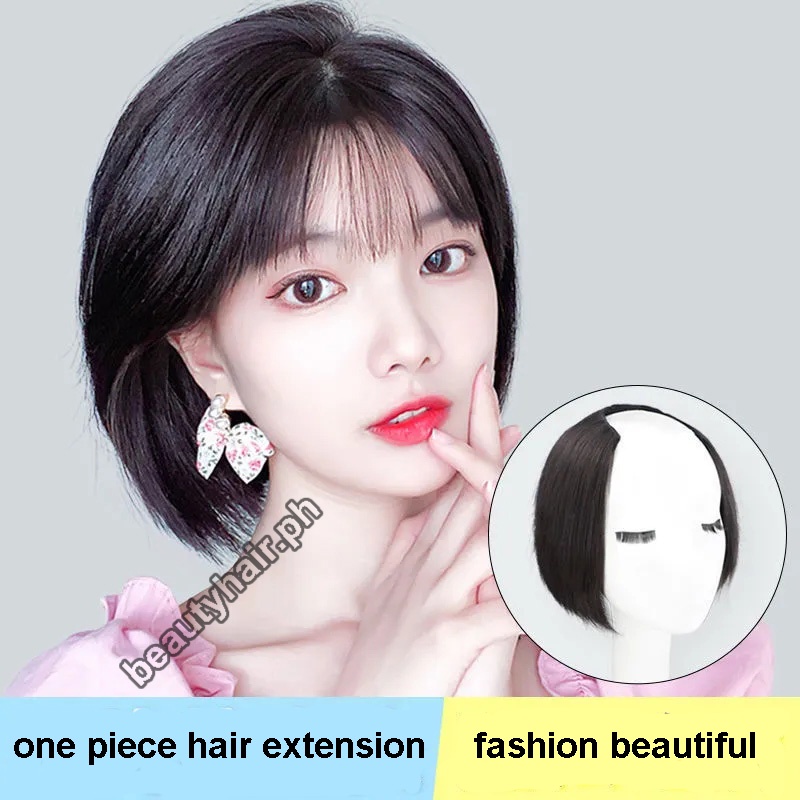 Tóc Giả Ngắn 20CM / 30cm Kẹp Tự Nhiên Kiểu Chữ U Vô Hình
