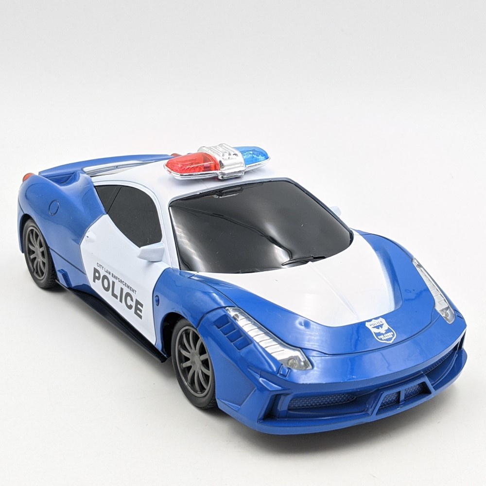 Xe điều khiển từ xa cảnh sát Dubai điều khiển bằng vô lăng 💥 Bảo Hành 30 Ngày✅