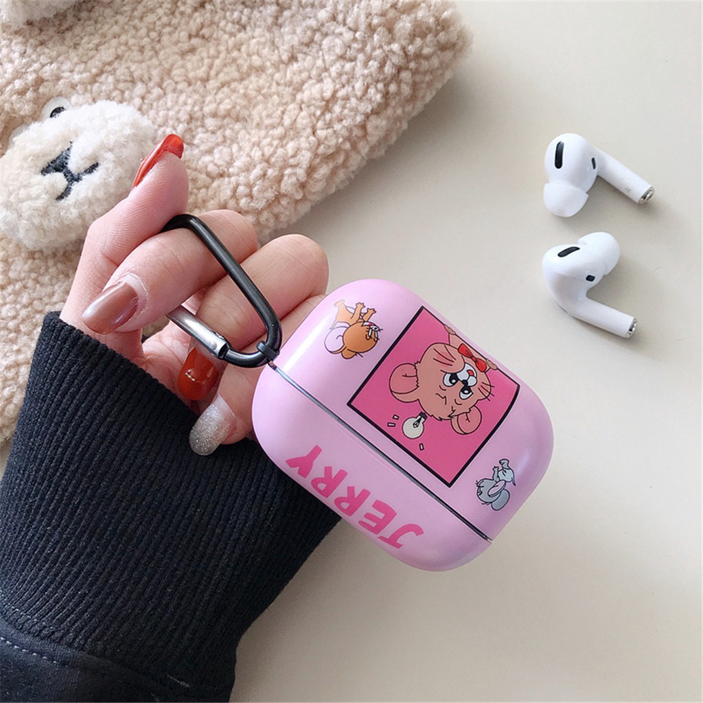 Vỏ Bảo Vệ Hộp Đựng Tai Nghe Airpods Hình Tom Và Jerry Đáng Yêu