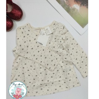 Áo cotton HM bé gái_ Authentic UK