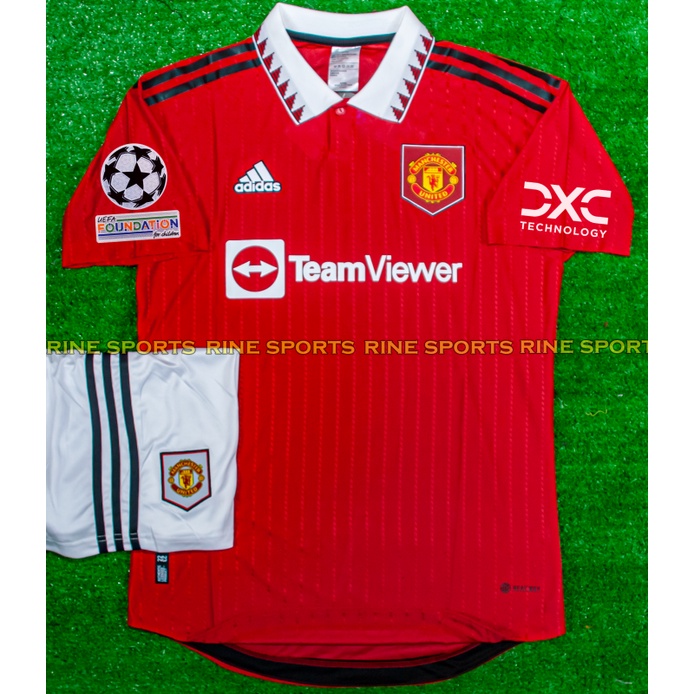 Bộ áo bóng đá MU - manchester united đỏ Super Bodyfix  player hàng Thailand mùa giải 2022-2023
