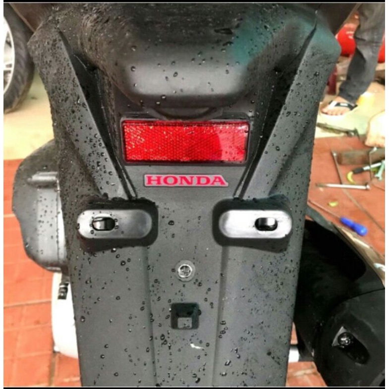 Tem chữ honda đỏ,xám,bạc,60mm chính hãng honda