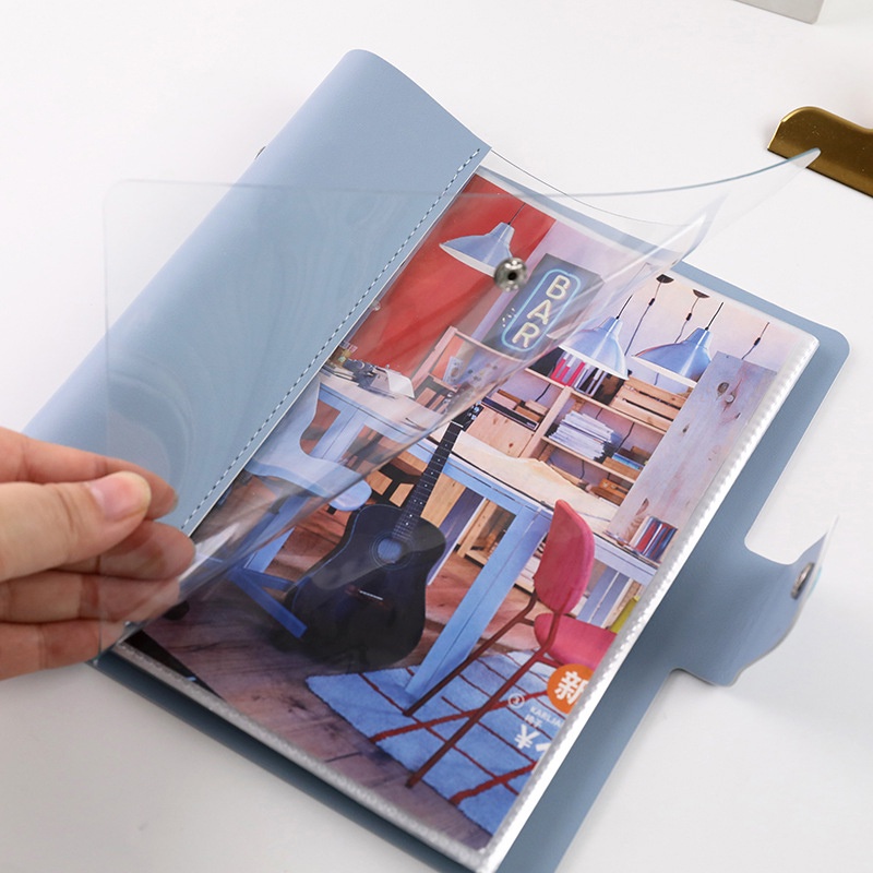 Album Ảnh Chất Liệu Da Sức Chứa Lớn 6 Lỗ 3 inch 5 inch 7 inch