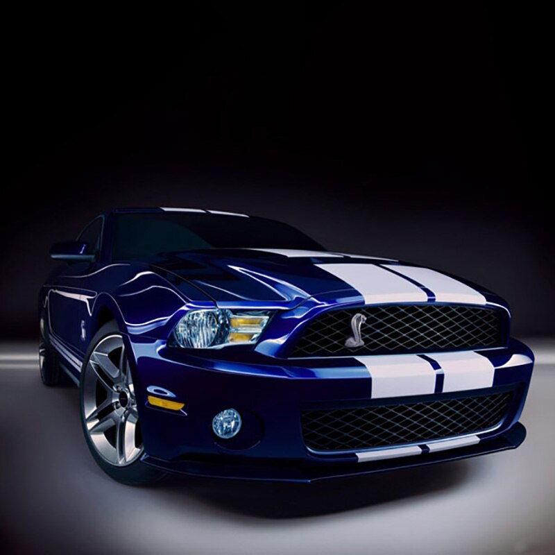 Logo Kim Loại Dán Trang Trí Xe Hơi Ford SHELBY F150 Mondeo Mustang v6 Focus 3