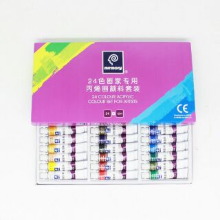 Bộ 24 màu acrylic 12ml của Memory