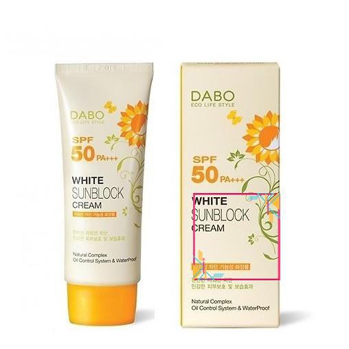 Kem Chống Nắng Trắng Da
Dabo White Sunblock Hàn quốc 70ml - Chính hãng