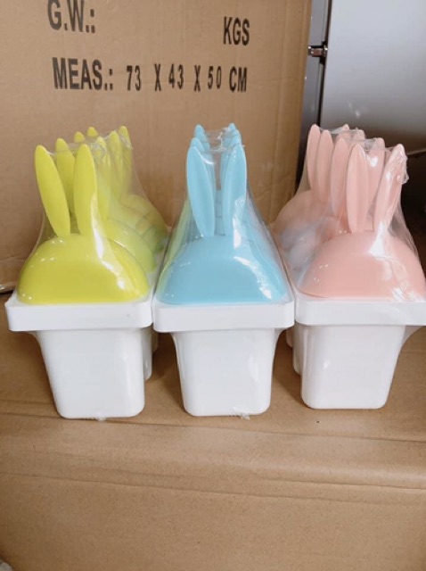 Khuôn kem tai thỏ ( sét 4 que)