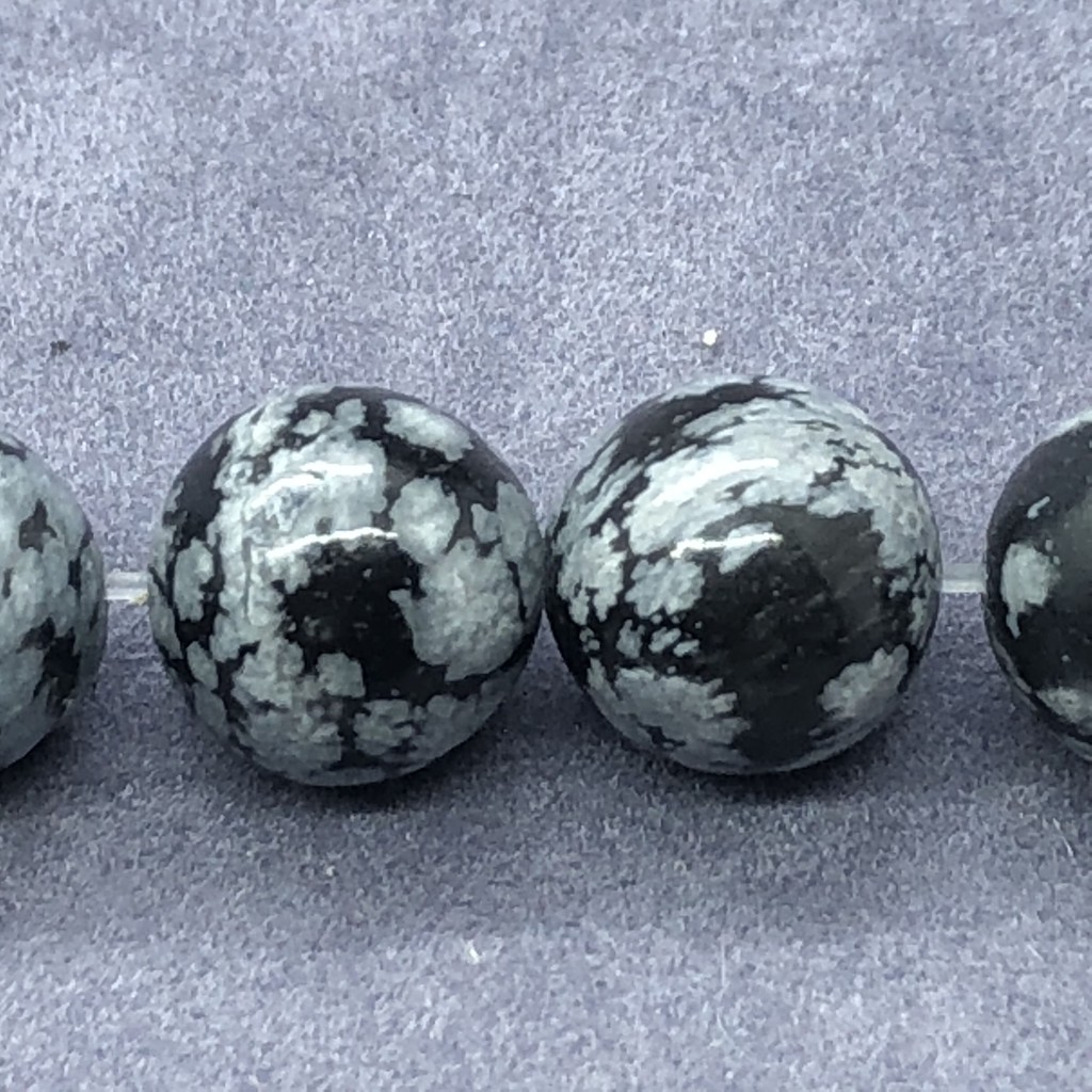 Chuỗi Hạt Đá Tròn Tự Nhiên 4-12mm Dùng Làm Vòng Đeo Tay Diy