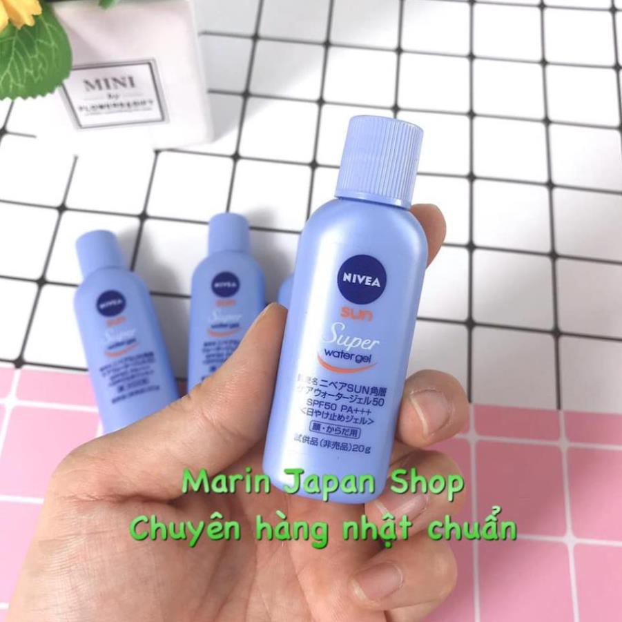 (Bản MiNi) Kem chống nắng Nivea Nhật Bản 20ml mini dùng thử