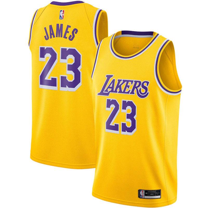 Áo Bóng Rổ NBA Jersey NP2 2022 Los Angeles Lakers No.23 James Phiên Bản Kỷ Niệm Plus Size PN2