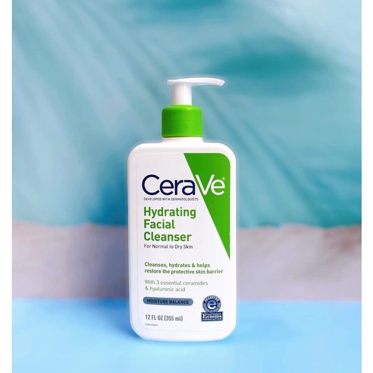 Sữa rửa mặt CeraVe Hydrating Facial Cleanser (355mL)