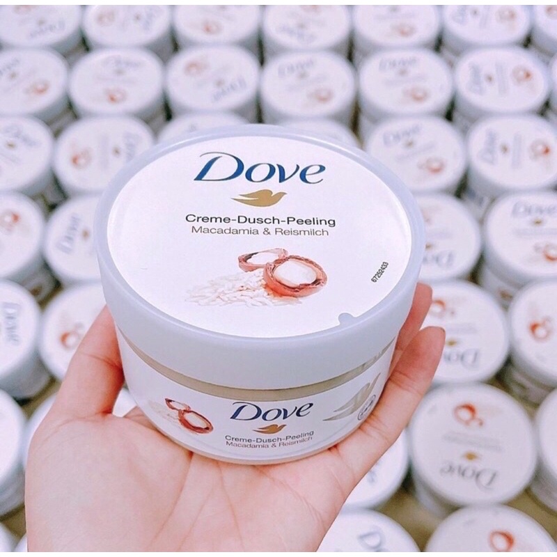 Combo 2 hộp Tẩy da chết Dove.