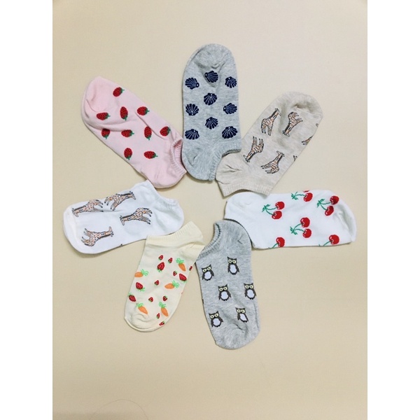 🍃 Set 7 đôi Tất nữ xuất dư xịn 7 màu