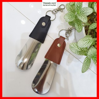 [ 13cm - HÀNG ĐỘC - SIÊU BỀN ] - ĐÓN GÓT GIÀY BẰNG INOX BỌC DA DÁNG DÀI TIỆN DỤNG