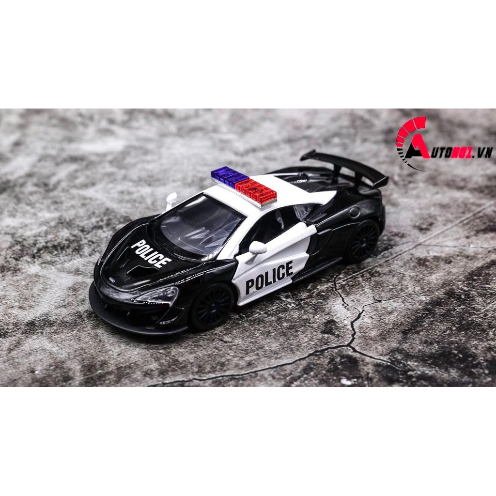 MÔ HÌNH XE MCLAREN 570S POLICE 1:36 JACKIEKIM 7604