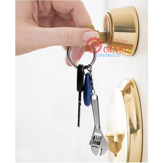 Mỏ lết móc khoá mini inox ❤️freeship❤️