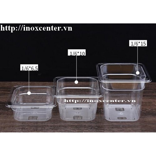 Khay nhựa GN 1/6 buffet