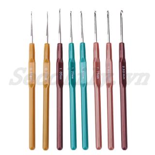 Bộ 8 Cây Móc Đan Len Cán Nhựa