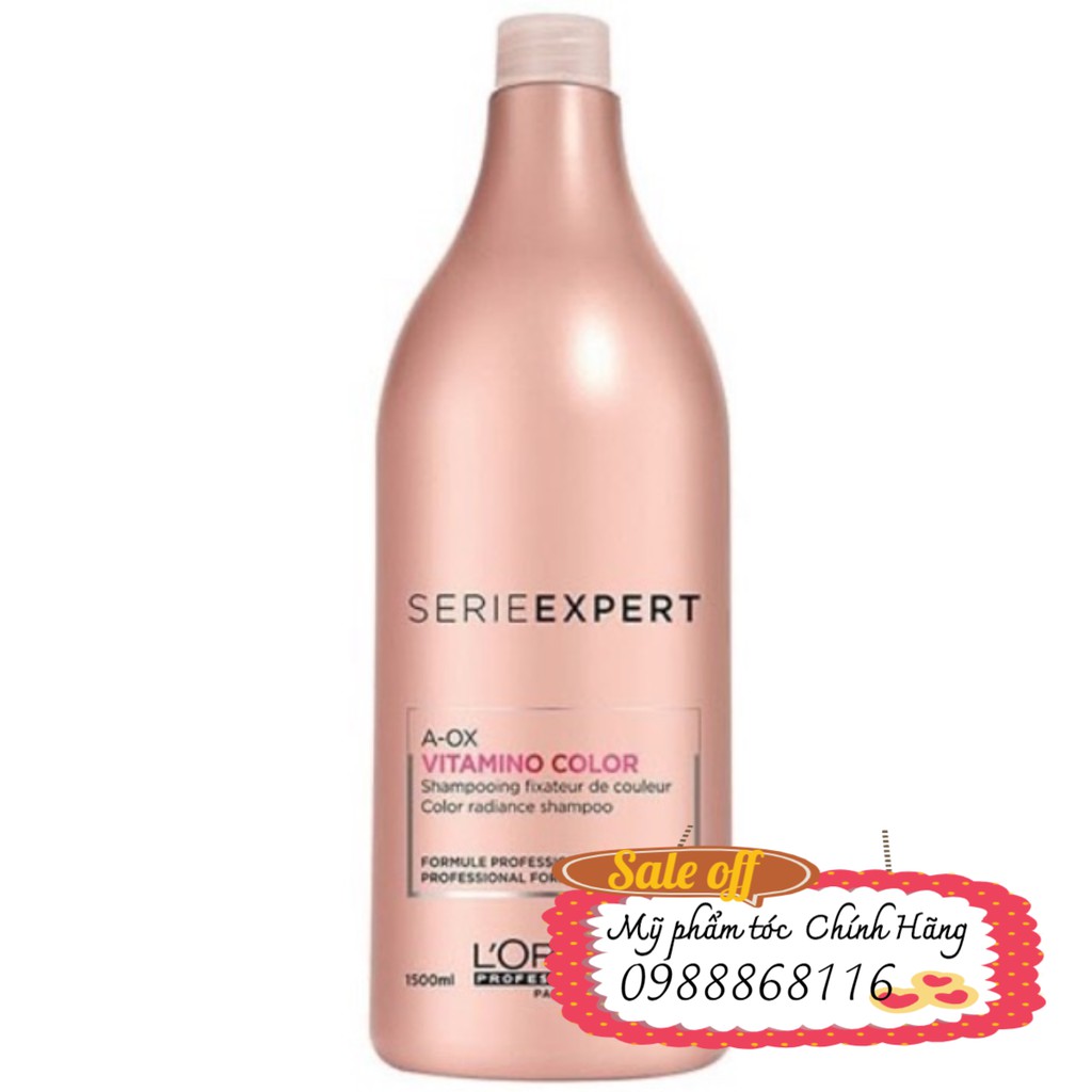 Dầu gội loreal color tóc nhuộm vitamino 1500ml CHÍNH HÃNG