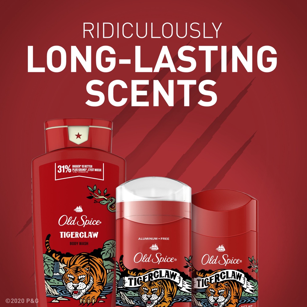 Sữa Tắm Old Spice Tiger Claw 621ML