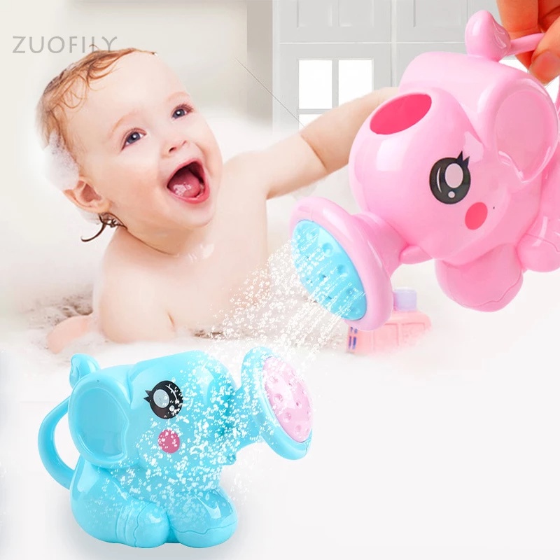 Bình Tưới Cây Bằng Nhựa Hình Chú Voi Dễ Thương Cho Bé
