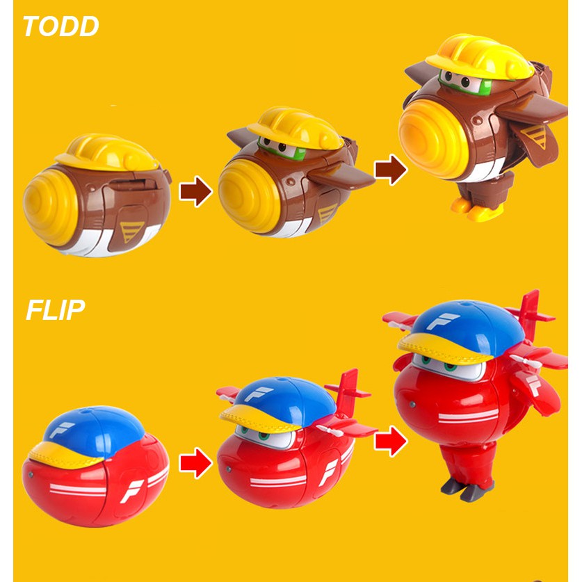 Đồ chơi trứng biến hình super wings đồ chơi trẻ em Jett, Paul, Mirra, Dizzy, Albert , Chase, Flip, Donnie, Astra, Todd