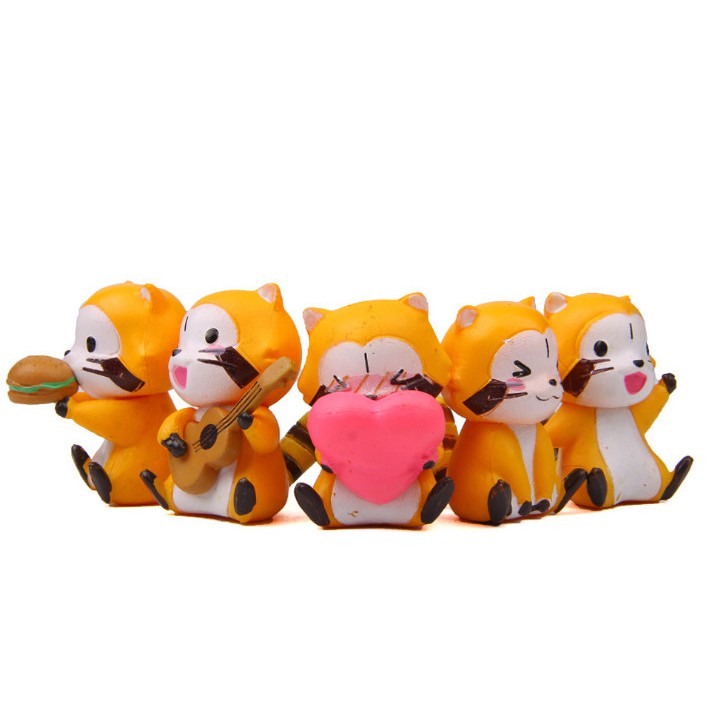 Mô hình Cáo Nhật Kitsune Làm Tiểu Cảnh - trang trí terrarium / decord mô hình quà tặng trang trí