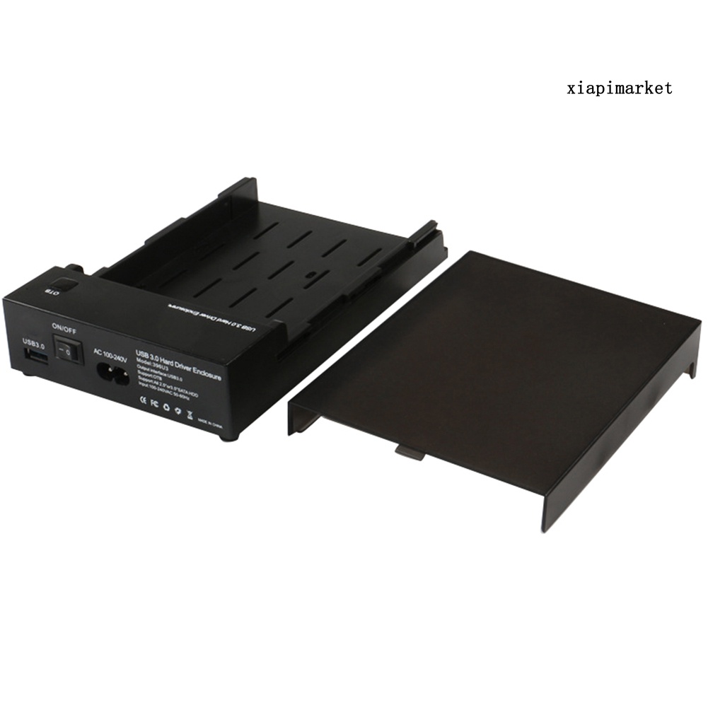 LOP_USB 3.0 2.5-3.5inch SATA HDD SSD External Enclosure Hard Disk Drive Case Box
