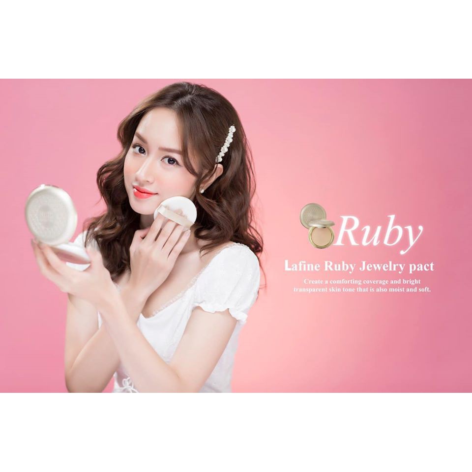 Phấn phủ siêu mịn cao cấp Ruby Jewelry Pact 20g - kềm dầu và làm mềm da