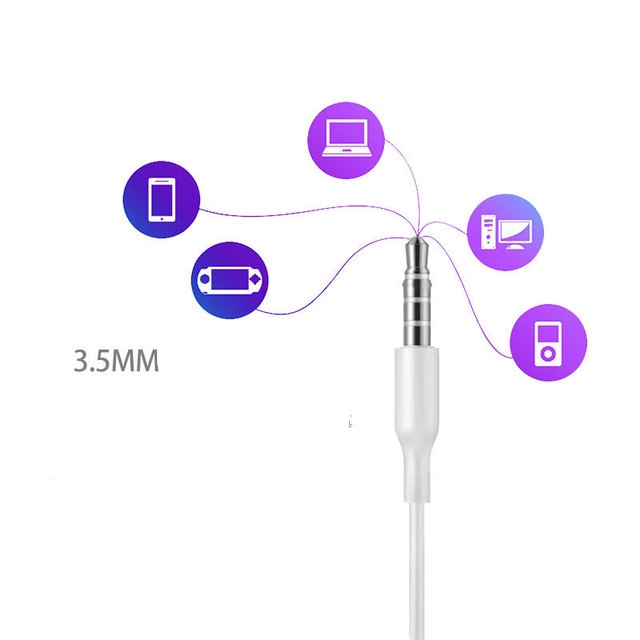 Tai nghe nhét tai có dây jack 3.5mm chất lượng cao cho Samsung Xiaomi Mp3