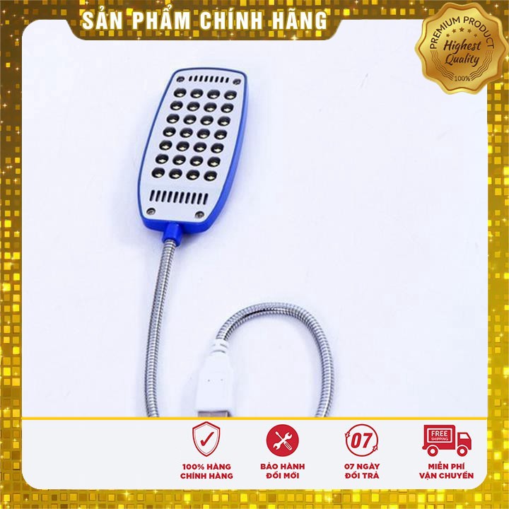 [ Rẻ & Bền ] Đèn led usb 28 bóng siêu sáng ( ĐEN )