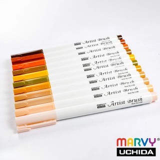 (P3) Bút marker brush Marvy 1100. - Văn phòng phẩm Thu Thảo