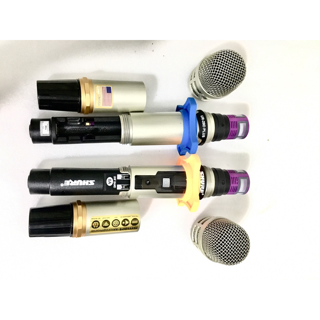 Micro Không Dây SHURE UR 29D PLUS Tự Ngắt,Dò Sóng,Sóng Khỏe,Hút Giọng,Hát Nhẹ,Giọng Mềm,Chuyên Karaoke Cao Cấp