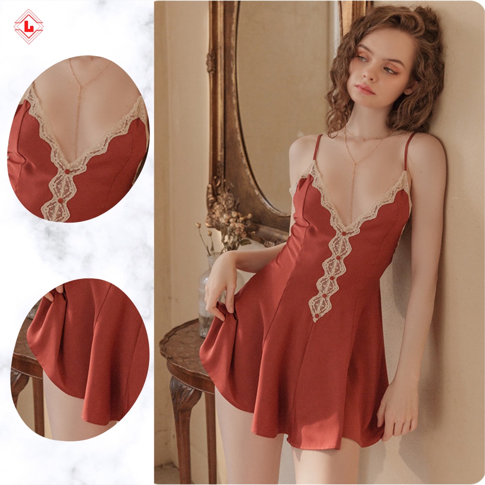 Đầm ngủ 2 dây sexy cao cấp - June6