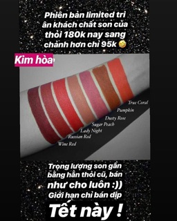 Son sáp ty cosmetics
