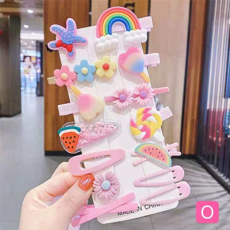 Kẹp Tóc Kiểu Hàn Quốc Dễ Thương Xinh Xắn Dành Cho Bé Gái