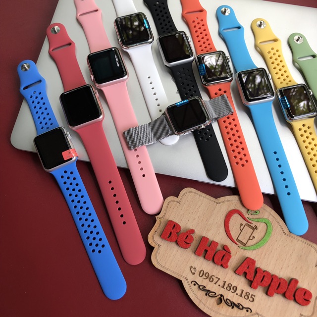 Đồng Hồ Apple Watch Series 1 2 3 Bản Thép/Nhôm đủ Sz 38/42mm Zin Đẹp Như Mới