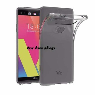 Bộ ốp lưng silicon LG V20 + kính cường lực